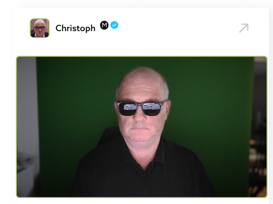 Christoph has been verified